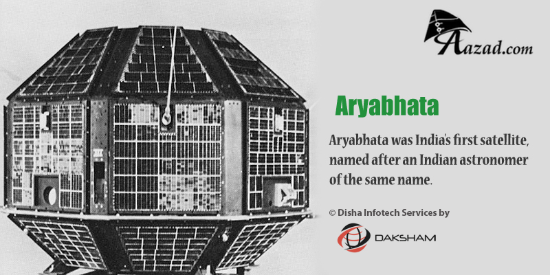 Aryabhata ; India's first Sattelite