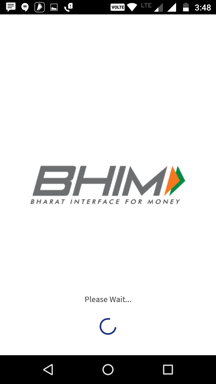 Download the BHIM App from Google Playstore or Apple Appstore and Open the App