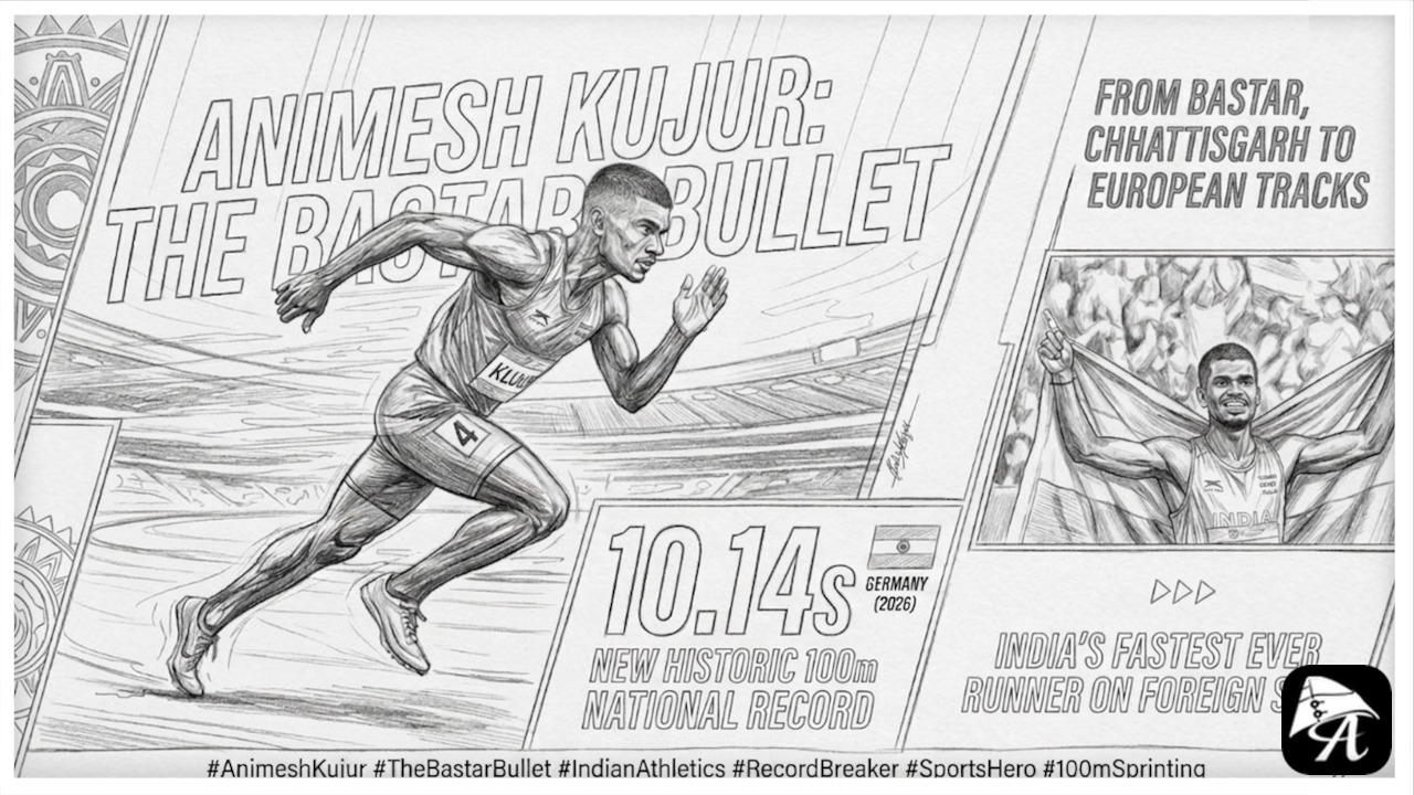 Animesh Kujur Biography: The Story of 'The Bastar Bullet' &amp; India's Historic 10.14s Sprinter