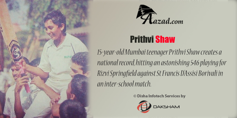 Prithvi Shaw
