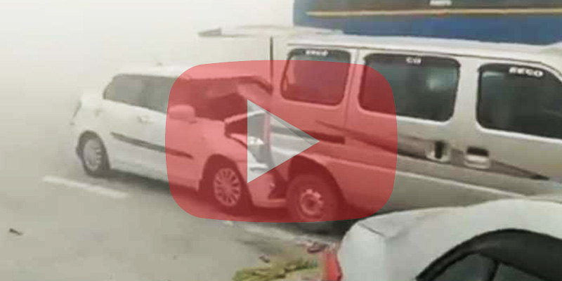Delhi Fog Related Accident