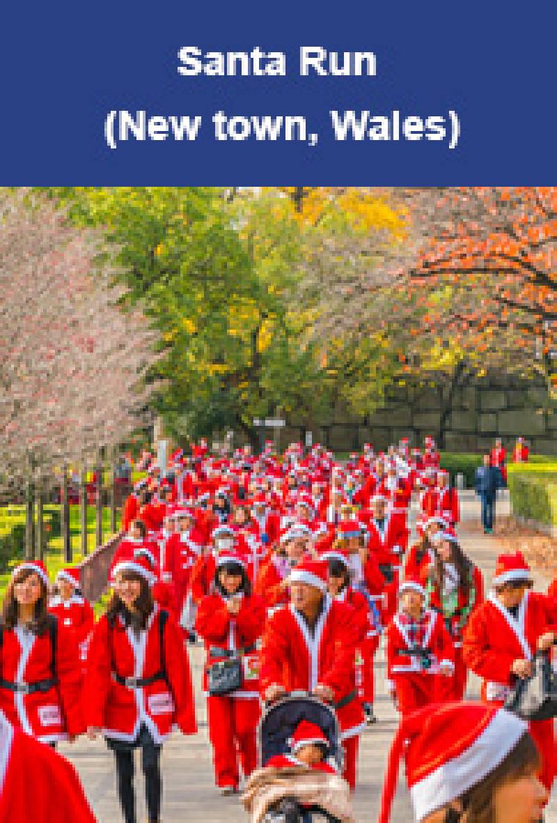 Santa Run (New Town, Wales)