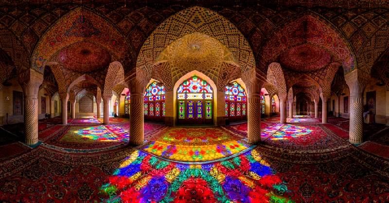 Inside the Nasir ol Molk Mosque