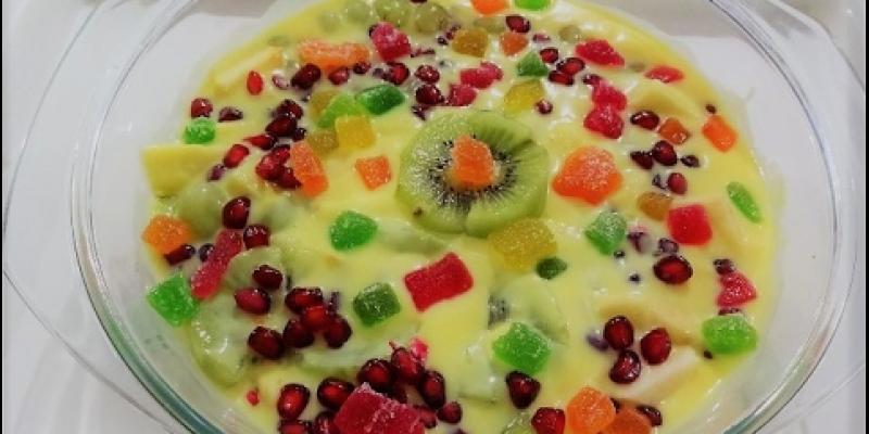 इस गर्मी घर में बनाए फ्रूट कस्टर्ड