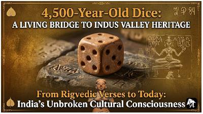 A 4,500-Year-Old Dice: Proof of the Enduring Continuity of the Indus-Saraswati Civilization